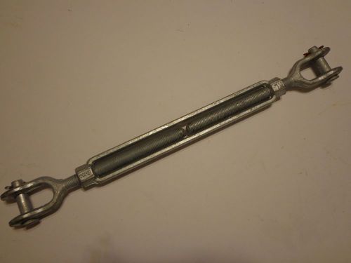 3/4&#034; turnbuckle jaw + jaw 12&#034; draw (21&#034; to 33&#034;)  galvanized marine hoist lift for sale