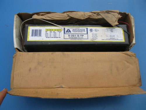 Advance S-251-S-TP  Ballast  S251STP