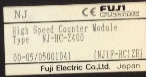 FUJI ELEC. NJ-HC-Z400 high speed counter module