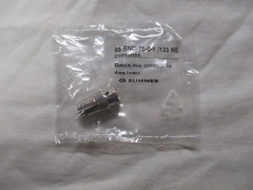Huber and Suhner BNC 75 OHM load ,plug (Male) 2 Peices per lot
