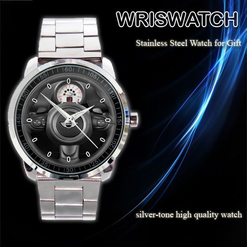 908 Mini Cooper Fwd 4 Steering Wheel Sport Watch New Design On Sport Metal Watch