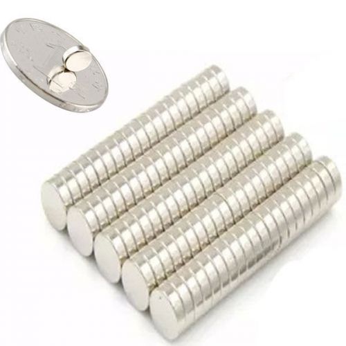 100pcs 5x1mm neodymium disc super strong rare earth n35 small fridge magnets j for sale