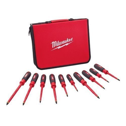 Milwaukee 10pc Insulated Screwdriver Set 48-22-2210