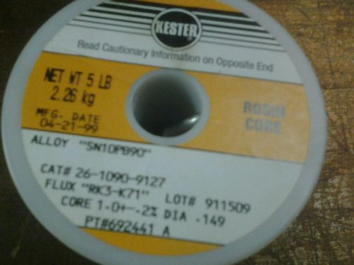 KESTER SN10PB90 SOLDER 5 POUNDS .149 ALLOY 90/10 LEAD