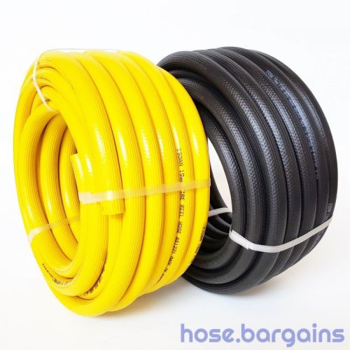 Fire hose 19mm x 50 metres - uv stabilised ribbed australian 3/4&#034; fire reel hose for sale