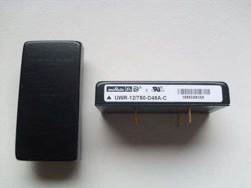 DC/DC  CONVERTER  48VIN 1-OUT 12V 0.75A 20W 4-Pin  UWR-12/750-D48A-C MURATA