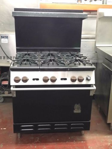 Wolf 34&#034; 6 burner Range with Oven