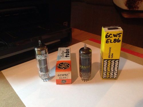 A Mixed Pair Of 6CW5/EL86 Tubes