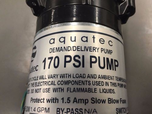 Carpet Cleaning - AQUATEC 170 PSI Extractor Pump