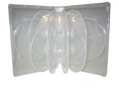 50 NEW SUPER CLEAR 33MM MULTI-10 DVD CASES, SF004SC, SALES