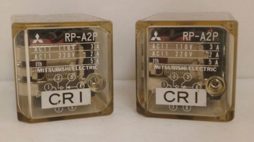 MITSUBISHI *SET OF 2* RELAYS  RP-A2P