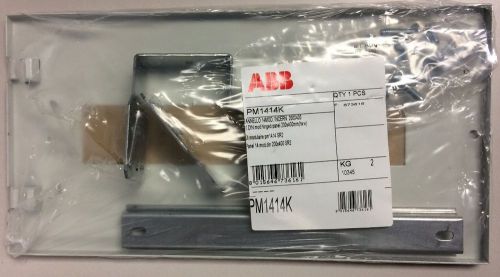 ABB PM1414K Mod. Panel (14mod.) + DIN Rail + Fixing Bracket 185x400mm for SR2