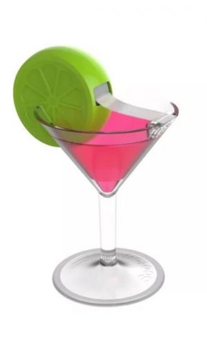 Scotch Magic Tape Dispenser Cosmo Martini Glass Pencil Pen Holder Desk Office