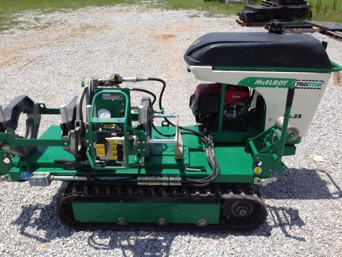 Rebuilt McElroy Tracstar 28 T28 Pipe Fusion Machine HDPE Poly Welder, 2&#034;-8&#034;