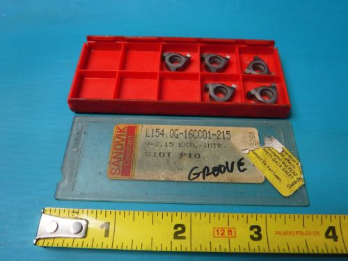 NEW SANDVIK L154 OG-16CC01-215 5 PCS