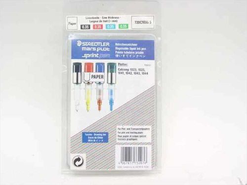 Staedtler 720C 1035 S Disposable liquid ink pens for plot and tracing pa