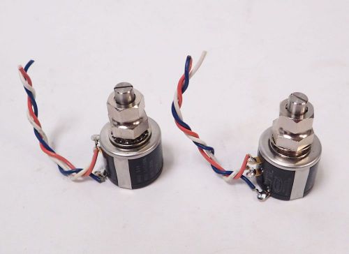 PAIR OF SPECTROL MOD 534 PRECISION POTENTIOMETERS, 2W 5 KOHM RESISTANCE