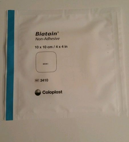 Foam Dressing Non-Adhesive Coloplast Biatain 4&#034; x 4&#034; - 1 piece EXP 2017 FASTSHIP