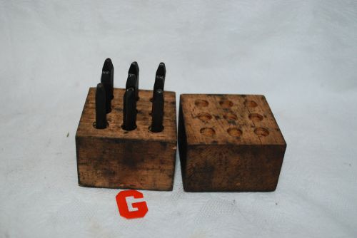 Antique Steel Number Punch Set