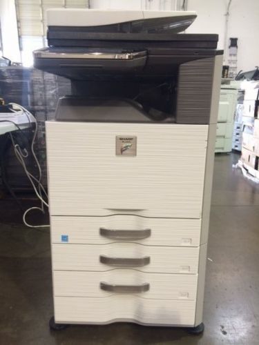 SHARP MX-2610N Color Copier w/fax, key codes, manuals, starter kit including CDs