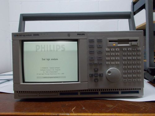 Philips PM 3585 Dual 200MHz Logic Analyzer With Software Tested Working