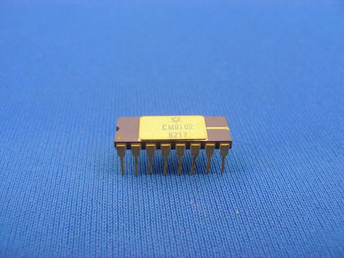 CM8102 = C2102 INTEL 2102 IC / CERAMIC GOLD PIN