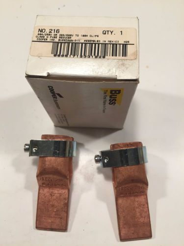 NEW COOPER BUSSMANN NO. 216 BUSS REDUCER 100-60A 250V 100A-30A 600V NIB