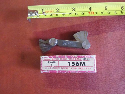 Starrett thread pitch gauge # 156M