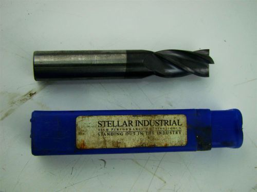 STELLAR  1/2&#034; x 3&#034; CARBIDE 4 Flute End Mill