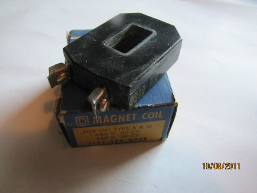 NEW SQUARE D 2183-S44-Q36B MAGNET COIL 480V SIZE SZ 00 TYPE A &amp; Q 2183S44Q36B