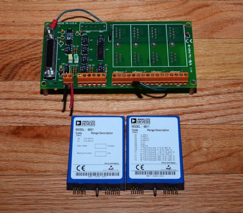 6BP04-05 4 Channel BackPlane Analog Devices - With 6B11 and 6B21 Modules