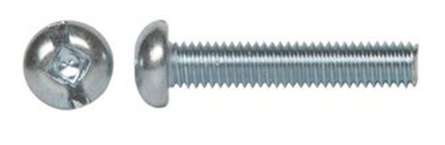 Slotted Square Machine Screw (Qty 180) #6-32 x 3/8&#034; Round Head Zinc (110161620)