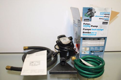 Flotec 1/12 hp liquid-transfer multi-purpose utility water pump fp0f360ac bed for sale