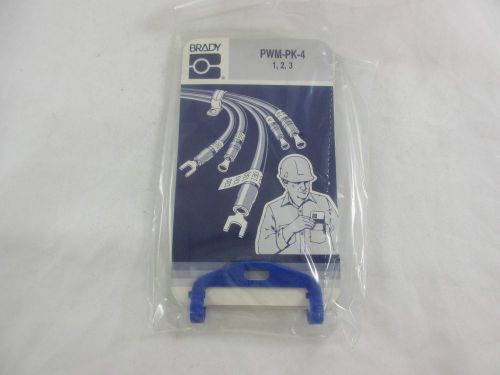 *NEW* BRADY PWM-PK-4 REPOSITIONABLE VINYL CLOTH WIRE MARKERS *60 DAY WARRANTY*