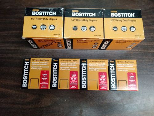 19 Boxes Stanley-Bostitch 1/2&#034; Heavy Duty Staples SB35121M B310HDS 00540 -19,000