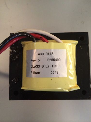 430-0195 REV:5 LAS-A8477-PT TRANSFORMER Z150H E255490 CLASS B (130c) LY-130-1