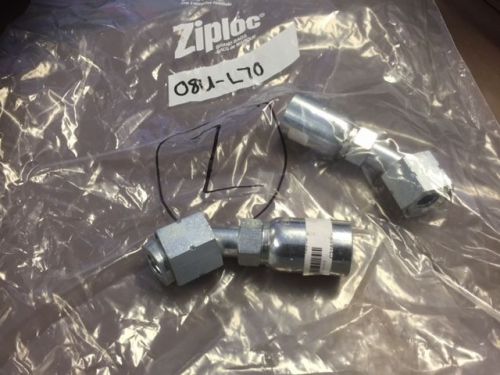 2 FITTINGS FOR 1 PRICE C21612 08U-L70 C-O-C FEMALE SW 45 ELB 1/2 X 5/8