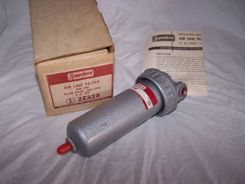 Speedaire air line filter #2z328 300 psi flow rate:100 cfm for sale