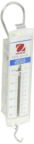 Ohaus 8001-MA Pull Type Spring Scale, 250g/9oz Capacity, 10g/0.25oz Readability,