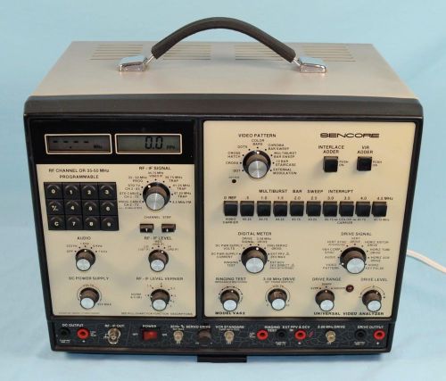 * Sencore Model VA62 Universal Video Analyzer