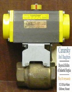 1 NEW COMPAC TORQUE ACTUATOR CTD-50 w/2&#034; BALL VALVE ***MAKE OFFER***