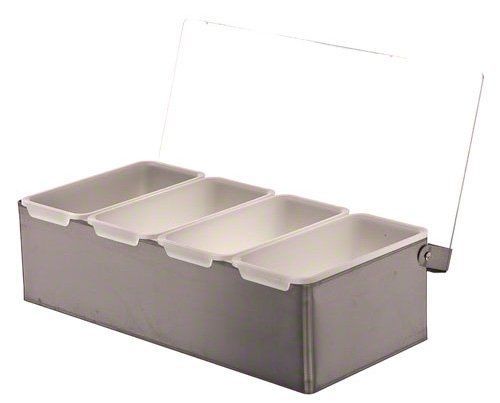 Update International (CD-4) 4-Compartment Condiment Holder