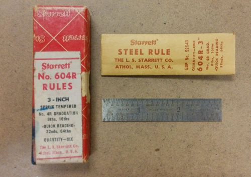 Starrett NO.604R Rule 3&#034;