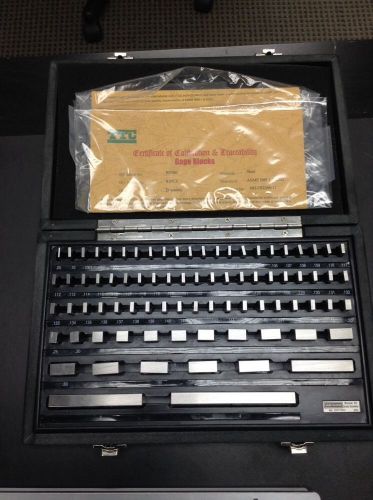 TTC Gage Blocks Gauge Blocks B5760 Rectangular 81 Piece Set Steel