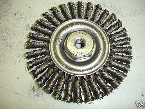 Weiler Wire Brush 13126 M10 1.50 Flat Power Bead Brush