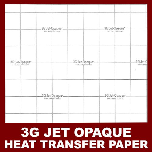 NEENAH HEAT TRANSFER PAPER 3G JET OPAQUE  8.5&#034; X 11&#034; 500Pk  :)