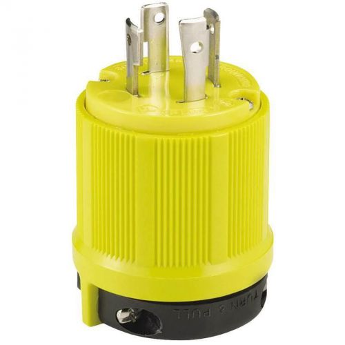 Locking electrical plug, 125/250 v, 30 a, 3 p, 4 w cooper wiring l1430p for sale