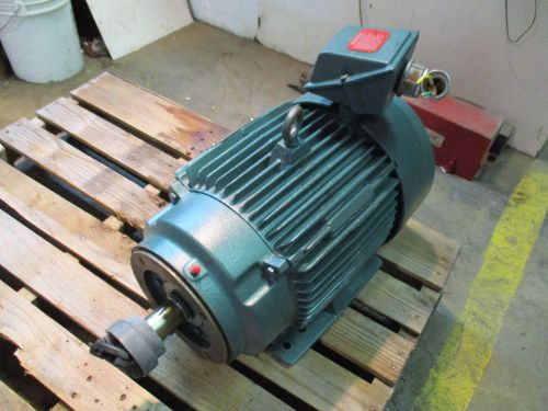 RELIANCE 20HP XEX MOTOR #8211212 FR:256TC 460V PH:3 RPM:1765 USED