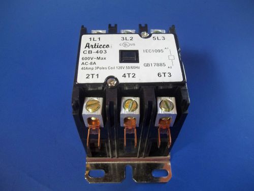 CONTACTOR 40 AMP 3 POLES COIL: 120 VAC  50/60Hz