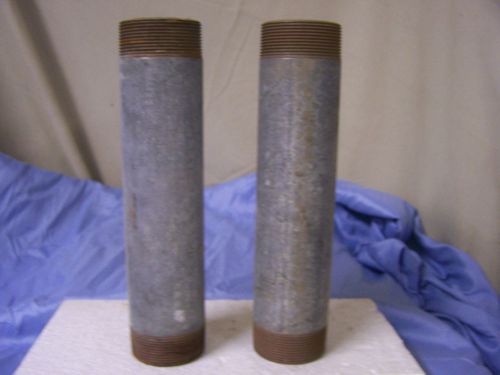 2&#034; x 10&#034; Galvanized Pipe Nipple 2&#034; x 10&#034; Galvanized Nipple - Qty. 2